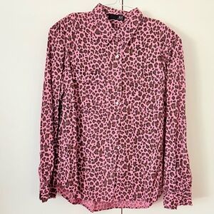 Kut from the Kloth cheetah print button down